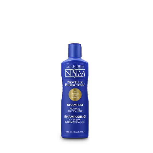 NewHair Biofactors Normal to Dry Shampoo 8oz - No Sulfates, Parabens, DEA