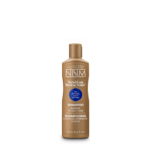 NewHair Biofactors Normal to Oily Shampoo 8oz - No Sulfates, Parabens, DEA